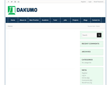 Tablet Screenshot of dakumo.com